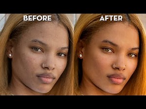 How to Retouch/Smooth Skin Using Frequency Separation + Dodge and Burn Editing in GIMP Tutorial