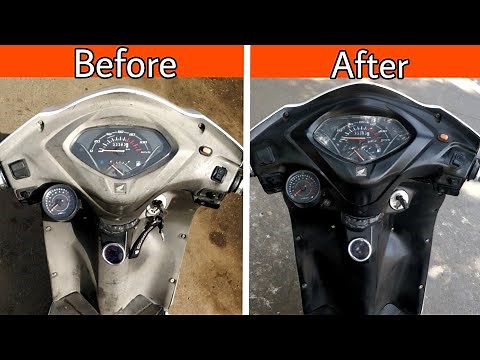 Honda Activa Dashboard Polish | Shine All Scooters Dashboard