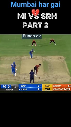 mi vs srh 2nd innings highlights IPL match mumbai india fighting #ipl#2026#shorts