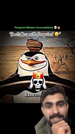 The Smartest Penguin Ever! You Won't Believe What He Did! 🐧🤯 #FunnyAnimals #edit #cartoon #memes