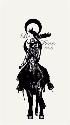 Be Free Artistry on Instagram: "Hand drawn graphic designs, logos, and custom digital artwork NOT made by Ai. Artwork for logos, T-shirts and marketing materials. Hand drawn digital artwork made by a human Artist: Artwork by Mariano of Be Free Artistry. Contact for details and pricing. #befreeartistry #customlogo #graphicartist #artist Artwork Inspired by: @alyssa_claiborne Music Credit: @charleycrockett @officialwaylon Artwork Copyright ©️ 2026 Mariano Be Free Artistry @be_free_artistry @differ