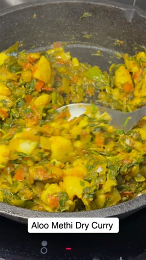 Savithri Rao | Here is the detailed recipe for Aloo Methi Dry Curry: Serves: 4–5 Ingredients Potatoes – 3 medium Onions – 2 medium, finely chopped Fresh... | Instagram