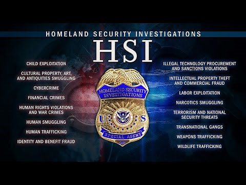Homeland Security Investigations Overview