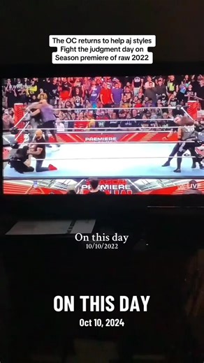 Back when the oc Luke gallows and Karl Anderson returned to wwe to attack the judgment day with aj styles. #onthisday #wweraw #2022 #fyp #foryoupage