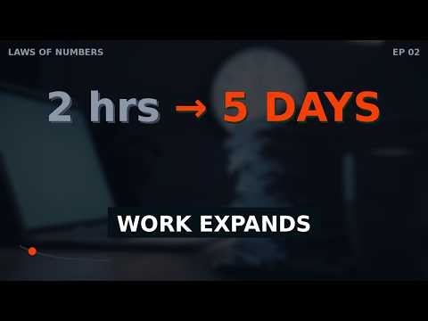 Parkinson's Law: Why a 2-Hour Task Takes All Week
