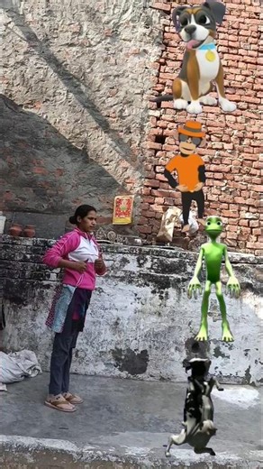 Head to Dog, Monkey, Alien, Cow - Funny dance magic vfx