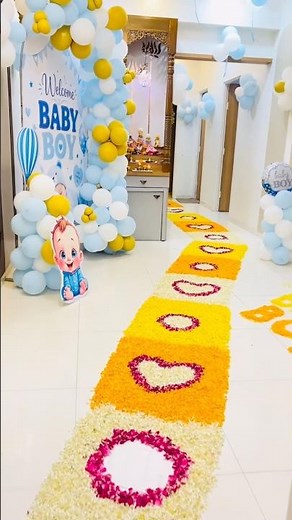 welcome baby boy decoration ideas, welcome baby boy decoration ideas at home simple