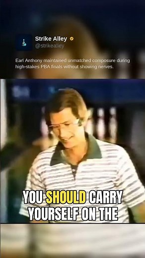 Earl Anthony maintained unmatched composure during high-stakes PBA finals without showing nerves.