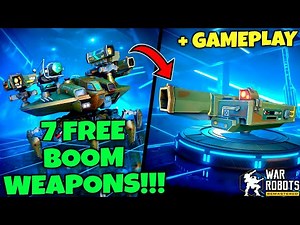 FREE Boom Weapon GIVEAWAY + NEW KAJI Robot Gameplay! | War Robots 11.4