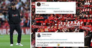 “I’m not gonna watch this match honestly”, “Klopp what are you doing” – Liverpool fans furious with one player not being named in line-up for game against Bournemouth