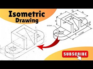 Isometric drawing - Isometric of circle - Engineering drawing