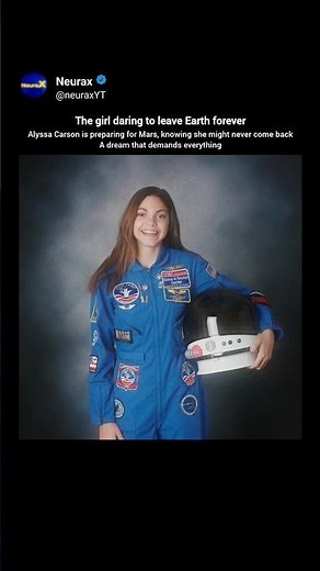 She Trained Her Whole Life for This Moment #astronaut #mars