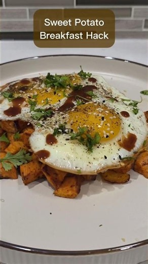 Sweet Potato Breakfast Hack - Meal prep the night before to save time.