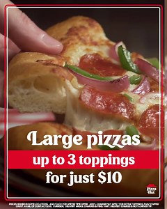 3.4K views · 260 reactions | Get your go-to delivered with the $10 Tastemaker. | Pizza Hut | Facebook