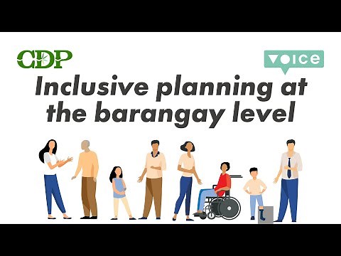 Inclusive planning at the barangay level