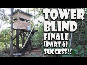 DIY HUNTING BLIND BUILD (part 6) THE PRESS BOX IS READY TO HUNT!!