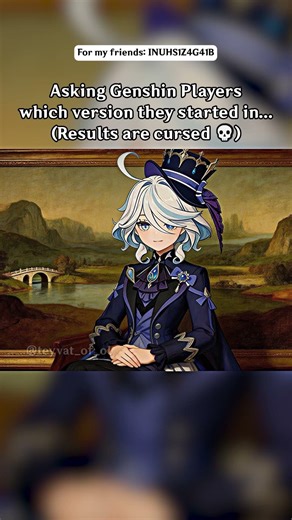 My Furina is the Mona Lisa. (code: INUHS1Z4G41B)#genshinimpact#genshinfunny#shorts#fyp#Linnea#Mavui