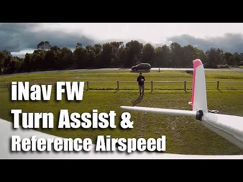 iNav FW Turn Assist and Reference Airspeed