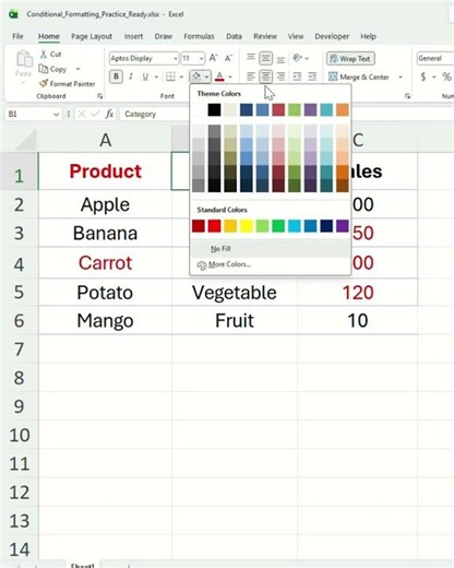 এক ক্লিকেই আগের কাজ রিপিট করো! 🔥#ExcelTips #ExcelShortcut #ExcelTricks