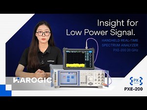 HAROGIC Technologies PXE-200 handheld spectrum analyzer: Insight for low power signal.
