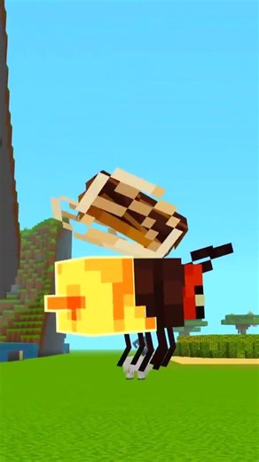 Actions & Stuff Name Tag Tricks for Bees #shorts #minecraft