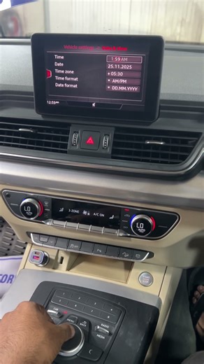 Audi Q5 Date & Time setting… #automobile #coding #viral #viralvideo #trending #education