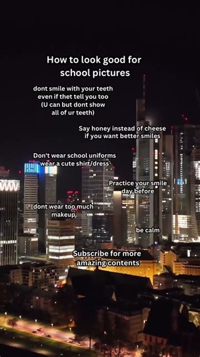 How to look good for school photos