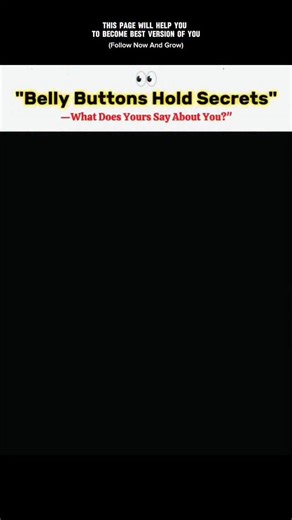 The Men's Method on Instagram: "Belly button secrets . . . . 🚨 Follow 👉 @themensmethod For real glow-up, health, and discipline content. — #mensmethod #mensglowup #menshealth #selfdiscipline #glowupjourney #mensfitness #confidenceboost #selfimprovement #menscare #mensstyle #glowupformen #motivationdaily #reelmotivation"