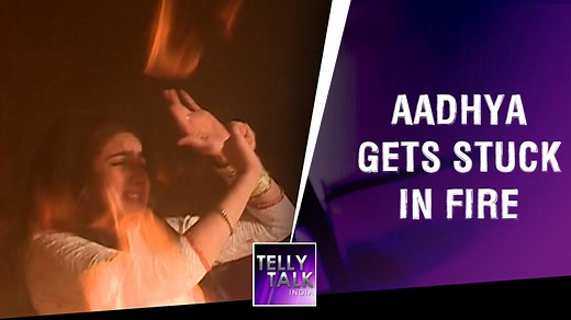 Aadhya gets stuck in fire as she tries to cook | Internet Wala Love