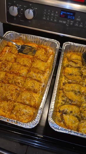 Red Chilli Chicken Enchiladas & Green Chilli Beef Enchiladas 😋 #TamaleKinG | Tamale KinG