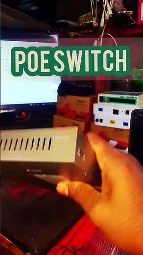 Poe switch #internetaccess #wifirouter #networkingpower