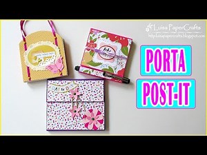 3 Ideas Fáciles de Porta Post It | Tutorial Porta Notas Adhesivas | Luisa PaperCrafts