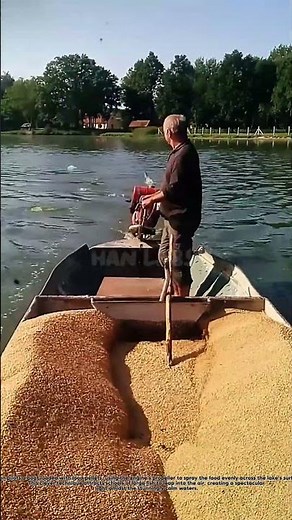 This ingenious technique encourages large schools of fish to leap into the air.