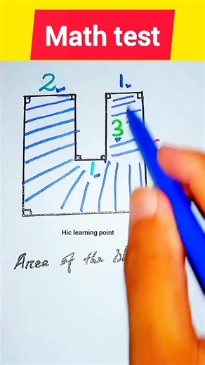 Find area of the shaded region. #mathematics #education #information #fblifestyle #reelsviralシ #tricks #geometry | Hic Learning Point