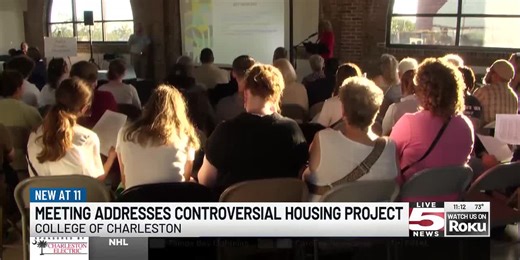 VIDEO: CofC hosts third community meeting on housing project, reevaluating timeline
