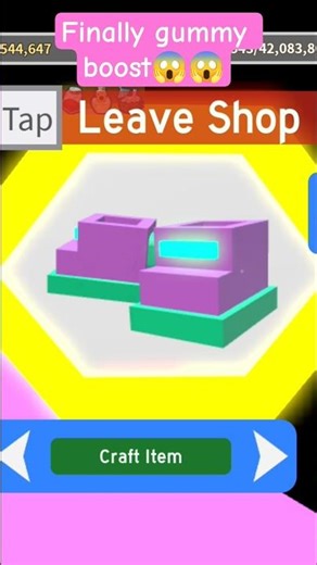 I finally got gummy boost😱😱#roblox #beeswarmsimulator