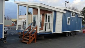 Lets take a tour inside our Athens 528 Mono-Slope Park Model Home! Please message us your questions and feel free to give us a call at 888-222-2699 if you have any qiestions! | Park Model Homes