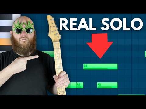 How to Program REALISTIC MIDI Guitar Solos
