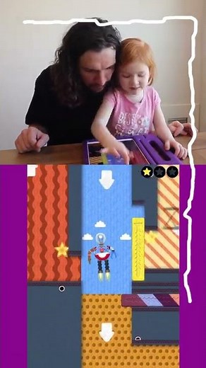 ROBOT OBSTACLE COURSE!! Adley and Dad train their new machine to collect stars in Toca Boca #shorts