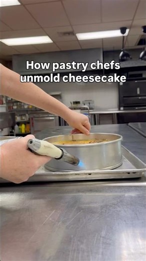 Top 5 most unexpected pastry tool I own… A blowtorch 🔥 #baking #bakingtips #cheesecake #recipe