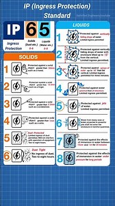 IP Codes: Standard for Dust and Water Protection| Ingress Protection #engineering #shorts