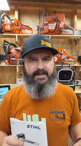 9.7K views · 111 reactions | STIHL User manual Shocked Me (Pt 2)! STIHL #usermanual #shocked | Oakie Woodsman | Facebook