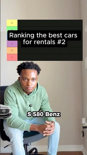 Ranking the best cars for rentals🔥