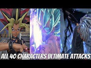 JUMP FORCE - All Characters Ultimate Attacks & Transformations (All 40 Characters) Full Game Roster