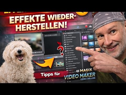 All effects gone?! 😱 MAGIX Video Maker problem solved 🔥 Instructions if effects have disappeared