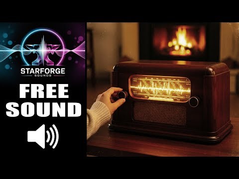 Vintage Radio Static Audio FREE 📼 Eerie Vintage Radios Static Cinematic Sound