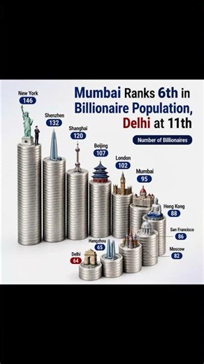 Mumbai Ranks 6th in Billionaire Population #mumbai