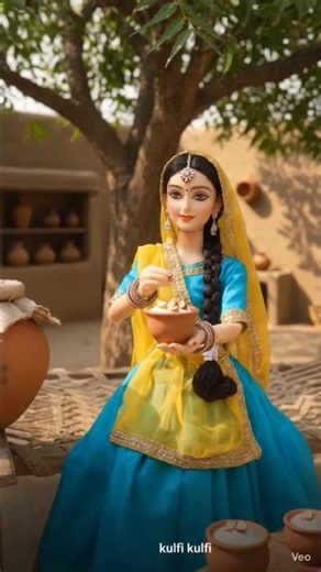 Tiny Village Doll Banayi Thandi Thandi Matka Kulfi 🍨❄️ | Miniature Summer Special #@storyhouse31