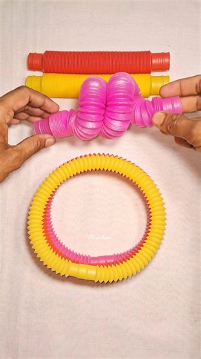 Satisfying Pop Tube sound ASMR #satisfying #asmr #fidget #toys #creative #diy