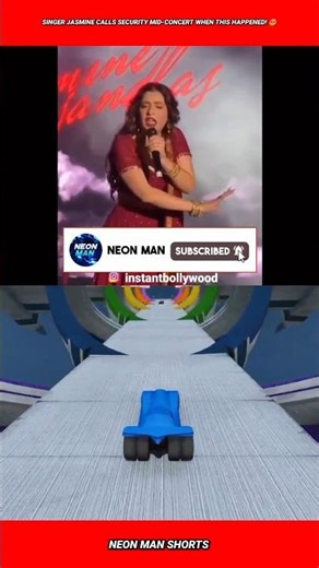 Singer Jasmine calls Security mid-concert when this happened! 😡 #shorts